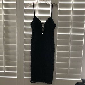 Bebe Lace Midi Dress